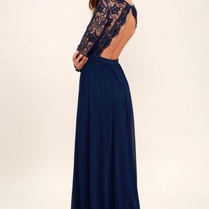 LULUS LONG SLEEVE LACE DRESS | Size Medium